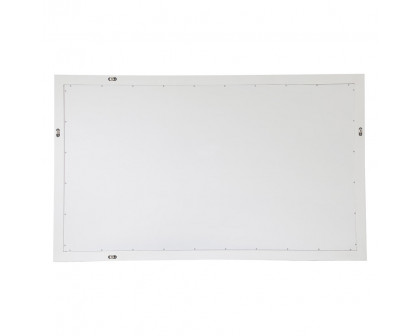 Elegant Wall Mirror - White, D 60", H 36" (VM26036WH)