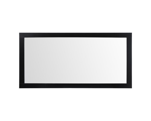 Elegant Wall Mirror - Black, D 72", H 36" (VM27236BK)