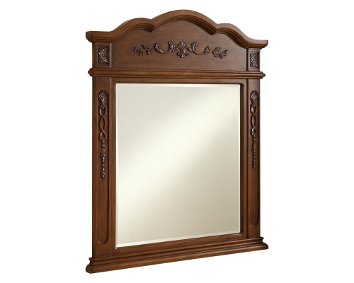 Elegant Wall Mirror - Brown, L 32" (VM3001BR)