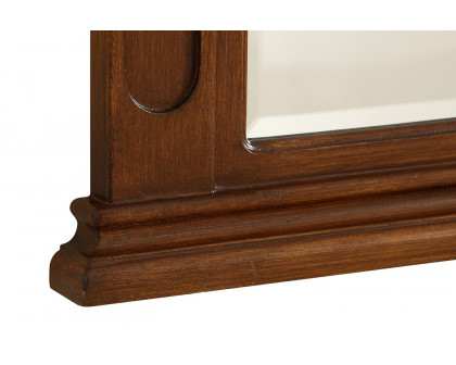 Elegant Wall Mirror - Brown, L 32" (VM3001BR)