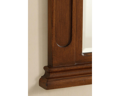 Elegant Wall Mirror - Brown, L 32" (VM3001BR)