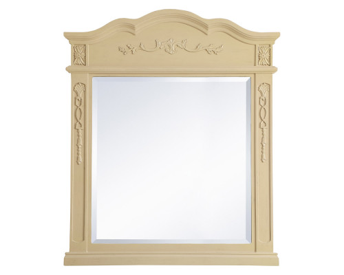 Elegant Wall Mirror - Light Antique Beige, L 32" (VM3001LT)