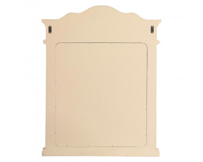 Elegant Wall Mirror - Antique Beige, L 28" (VM32836AB)