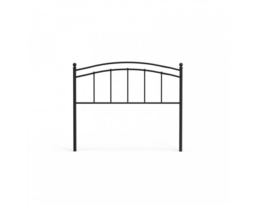 eLuxury Sanford Metal Headboard - Twin, Black