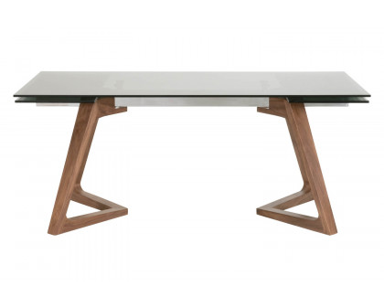 Essentials - Meridian Axel Extension Dining Table in Walnut