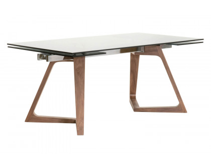 Essentials - Meridian Axel Extension Dining Table in Walnut