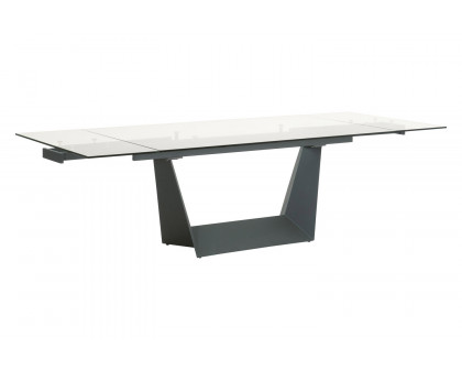 Essentials - Meridian Victory Extension Dining Table in Matte Dark Gray