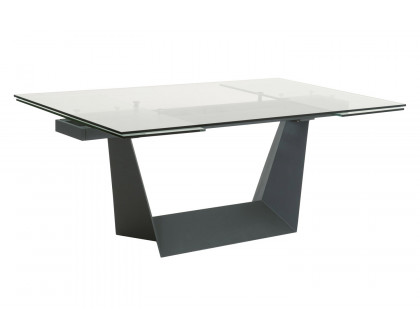 Essentials - Meridian Victory Extension Dining Table in Matte Dark Gray