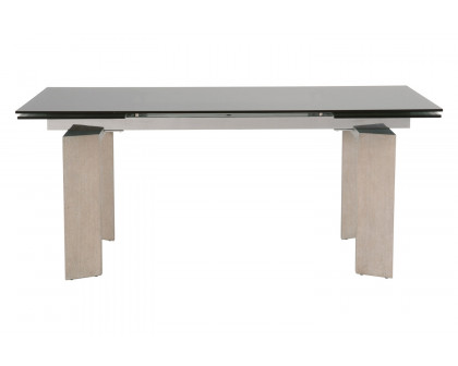 Essentials - Meridian Jett Extension Dining Table in Natural Gray