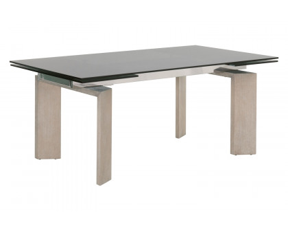 Essentials - Meridian Jett Extension Dining Table in Natural Gray