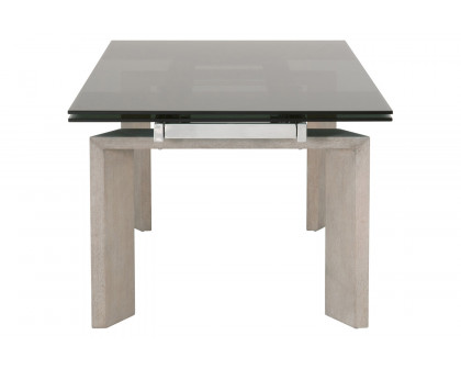 Essentials - Meridian Jett Extension Dining Table in Natural Gray