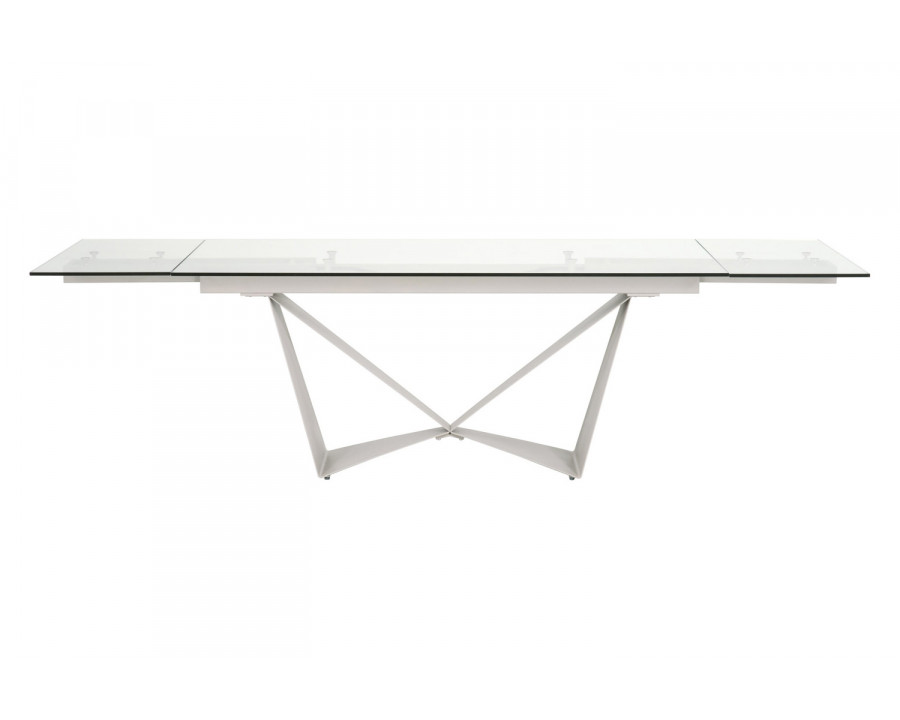 Essentials - Meridian Vida Extension Dining Table in Matte Light Gray