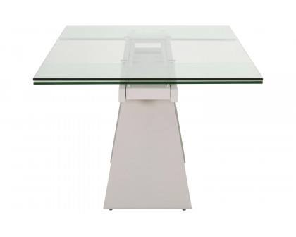 Essentials - Meridian Vida Extension Dining Table in Matte Light Gray