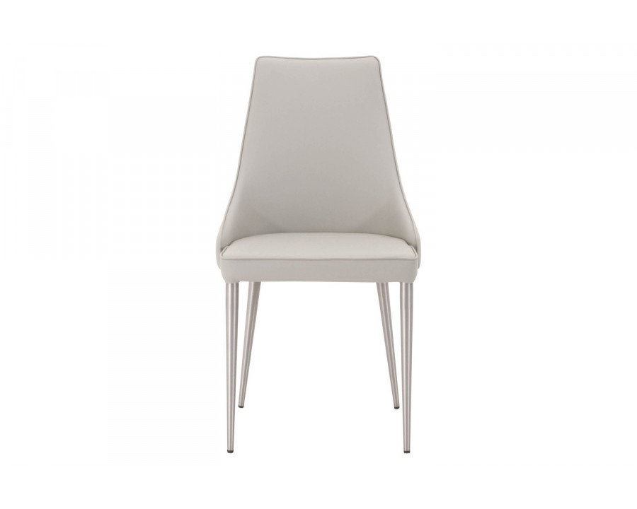 Essentials - Meridian Ivy Dining Chair, Set of 2 in Light Grey