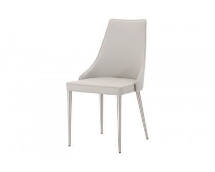 Essentials - Meridian Ivy Dining Chair, Set of 2 in Light Grey