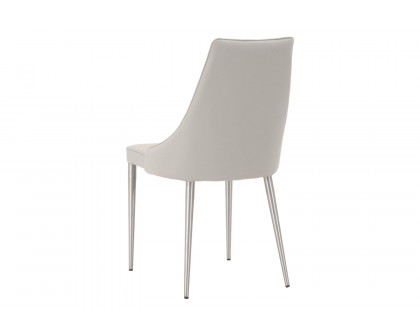 Essentials - Meridian Ivy Dining Chair, Set of 2 in Light Grey