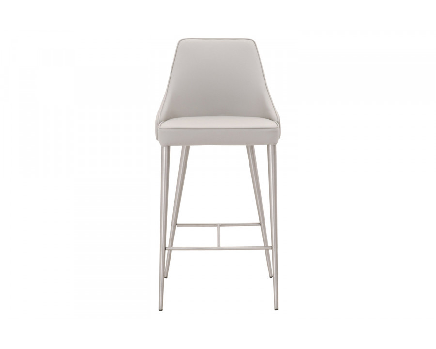 Essentials - Meridian Ivy Counter Stool in Light Grey