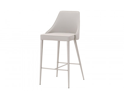 Essentials - Meridian Ivy Counter Stool in Light Grey