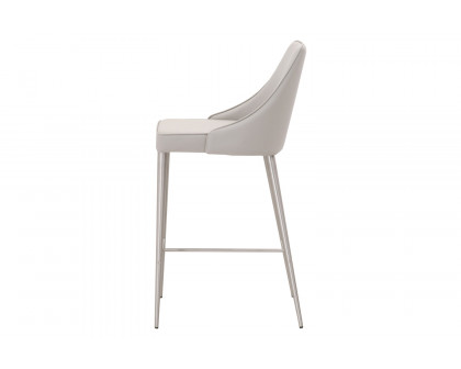 Essentials - Meridian Ivy Counter Stool in Light Grey