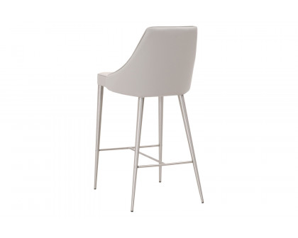 Essentials - Meridian Ivy Counter Stool in Light Grey