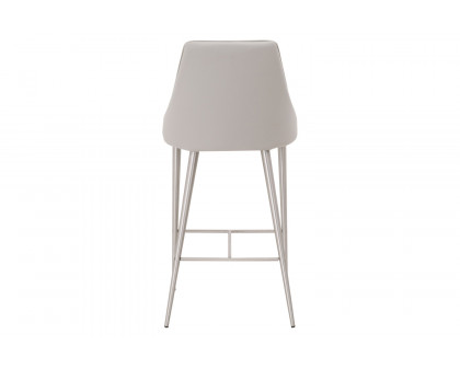 Essentials - Meridian Ivy Counter Stool in Light Grey