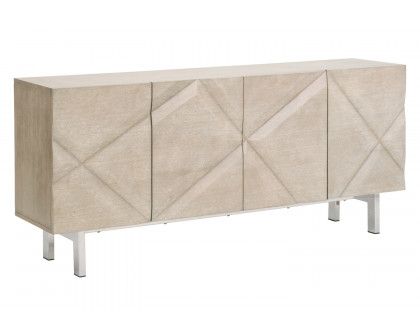 Essentials - Meridian Atticus Media Sideboard in Natural Gray