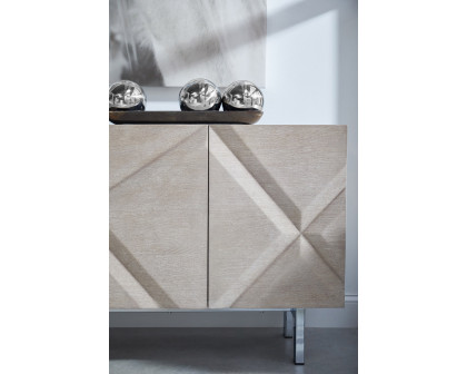 Essentials - Meridian Atticus Media Sideboard in Natural Gray