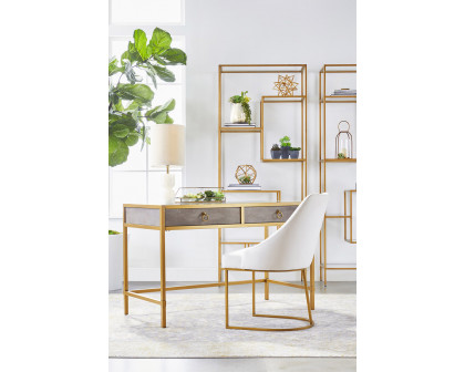 Essentials - District Beakman Bookcase in Brass