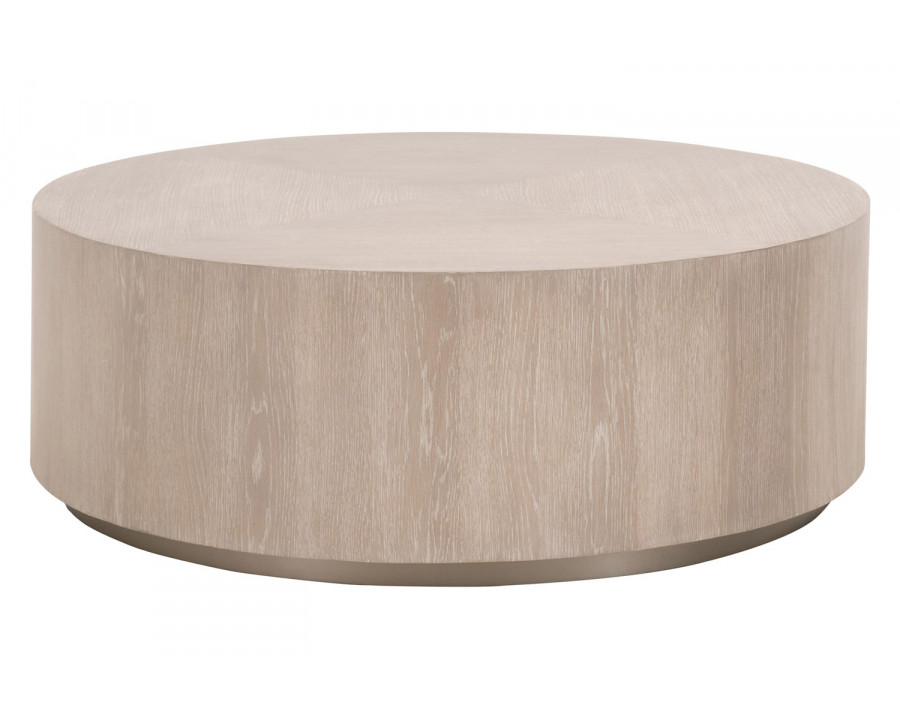 Essentials - District Roto Large Coffee Table in Natural Gray