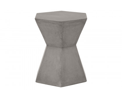 Essentials District Bento Accent Table - Slate Gray Concrete