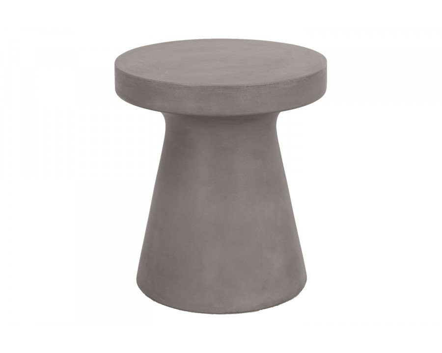 Essentials District Tack Accent Table - Slate Gray Concrete