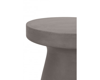 Essentials District Tack Accent Table - Slate Gray Concrete