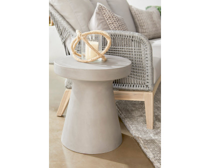 Essentials District Tack Accent Table - Slate Gray Concrete