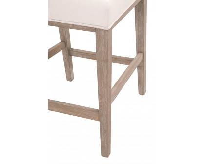 Essentials Traditions Martin Counter Stool, Set of 2 - LiveSmart Peyton Pearl