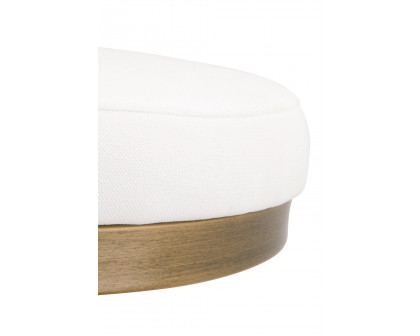 Essentials - Traditions Cresta Counter Stool in LiveSmart Peyton Pearl Brushed Gold