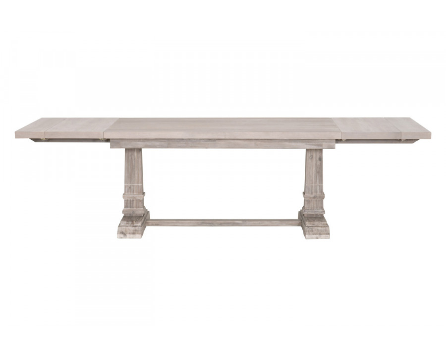 Essentials - Traditions Hudson Extension Dining Table in Natural Gray