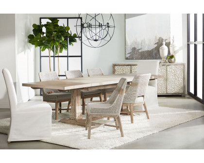 Essentials - Traditions Hudson Extension Dining Table in Natural Gray