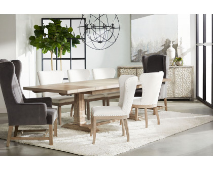 Essentials - Traditions Hudson Extension Dining Table in Natural Gray