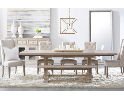 Essentials - Traditions Hudson Media Sideboard in Natural Gray