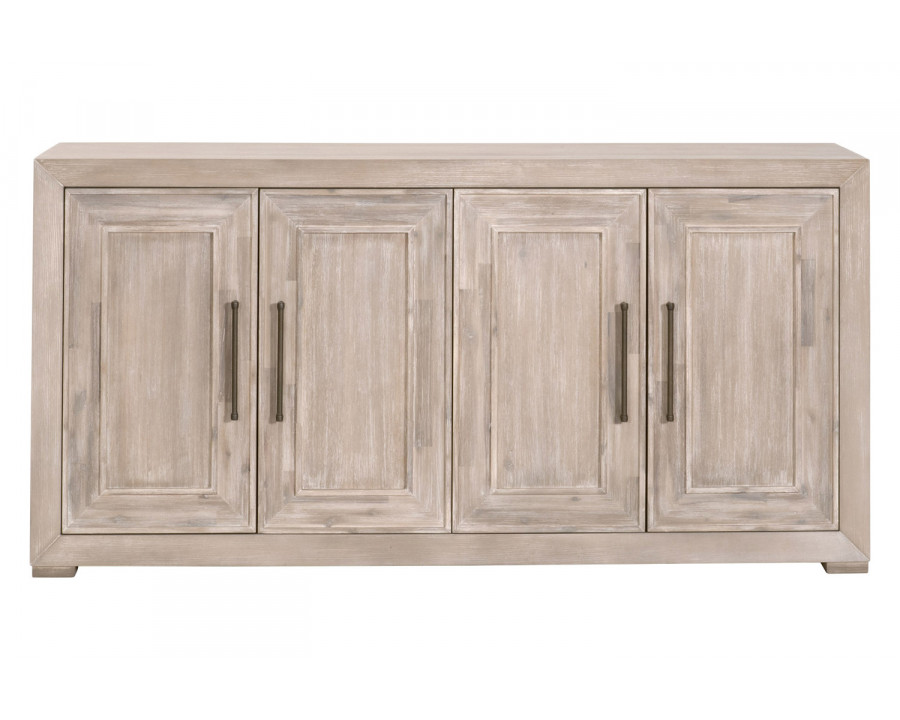 Essentials - Traditions Hunter Media Sideboard in Natural Gray