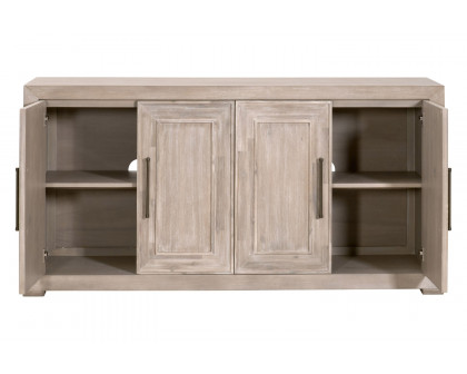 Essentials - Traditions Hunter Media Sideboard in Natural Gray