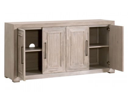 Essentials - Traditions Hunter Media Sideboard in Natural Gray