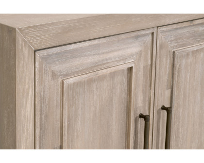 Essentials - Traditions Hunter Media Sideboard in Natural Gray