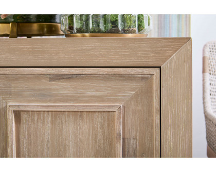 Essentials - Traditions Hunter Media Sideboard in Natural Gray