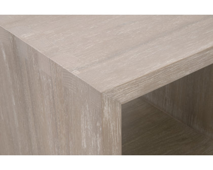 Essentials - Traditions Dovetail End Table in Natural Gray Acacia