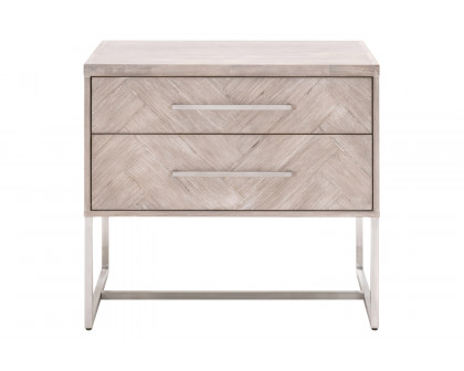 Essentials - Traditions Mosaic 2-Drawer Nightstand