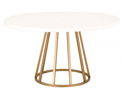 Essentials - Traditions Turino 54" Round Dining Table Concrete Top