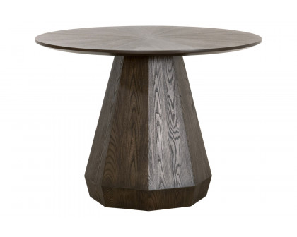 Essentials Traditions Coulter 42" Round Dining Table - Burnished Brown