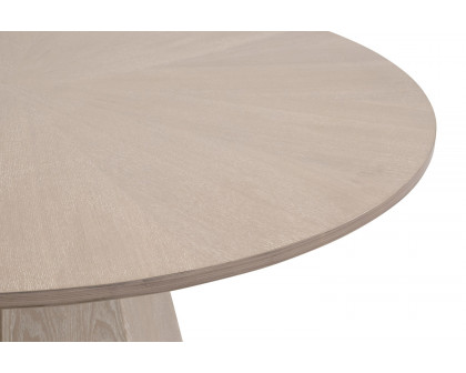 Essentials Traditions Coulter 42" Round Dining Table - Natural Gray