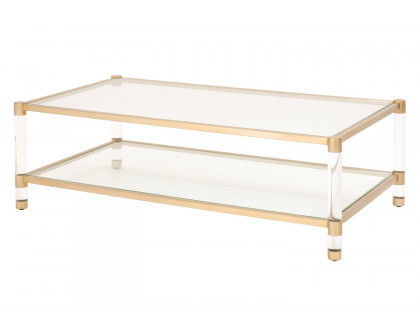 Essentials - Traditions Nouveau Coffee Table in Brushed Brass